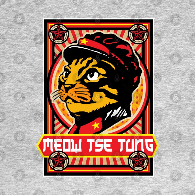 Meow Tse Tung by Alema Art